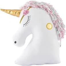 Almofada Elegance Unicornio De Pelucia Para Decoração 40 Cm