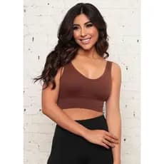 Top Fitness Original Feminino Sem Costura Básico Microfibra