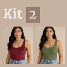 Kit Regatas Femininas Suede | Leve, Confortável e Elegante | Ideal para o Dia a Dia