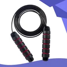 Corda De Pular Profissional Crossfit Preto/vermelho