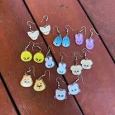 Brincos Skzoo Stray Kids de Acrílico Pingente de Todos os Personagens Brinco K-pop Bichinhos Fofos