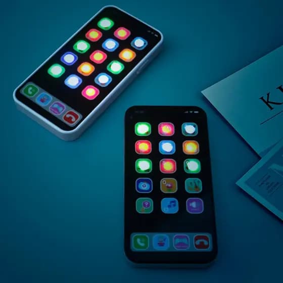 Simulação De Toque Para Crianças Modelo iPhone Telefone Educativo Educação Precoce 0 Anos De Idade 3 Brinquedo De Celular De Música