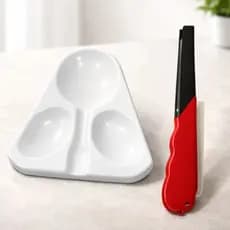 Kit com até 2 Acendedores de Fogão e Descanso para Talheres Cozinha Premium
