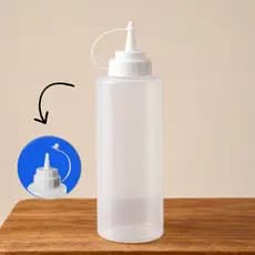 Bisnaga Profissional 1000ml Maionese Molhos 1 Litro Lanches Crepe Panquecas Confeitaria