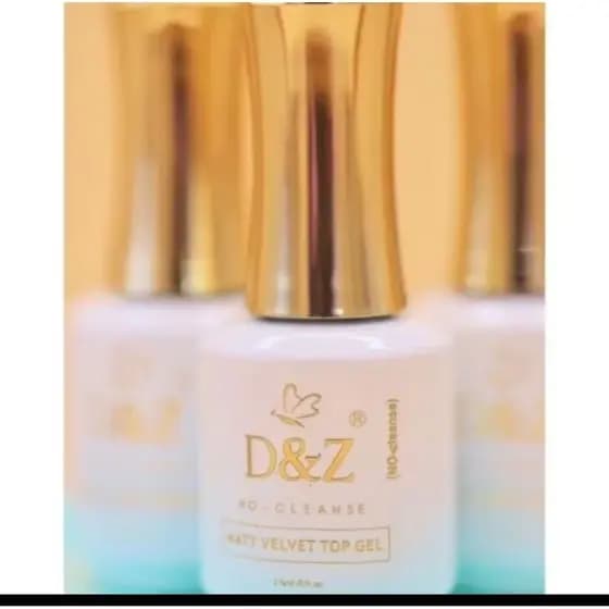 Top Coat Matte Velvet top gel d&z 15ml efeito FOSCO