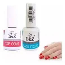 Kit finalizador Top Coat + Base Coat acabamento profissional