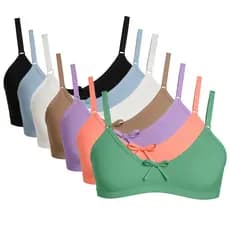 Kit com 4 Top Infantis Femininos – Básicos, Coloridos e Super Confortáveis!