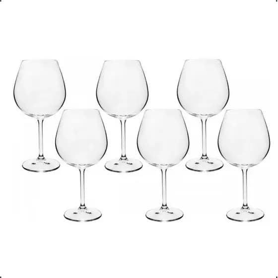 Conjunto De 6 Taças Bordeaux 650 ml Bohemia