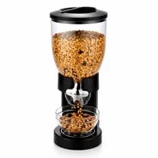 Dispenser de Cereais e Granola 2L Torre com Dosador | Organizador Prático Café da Manhã Cozinha Hermético BPA Free
