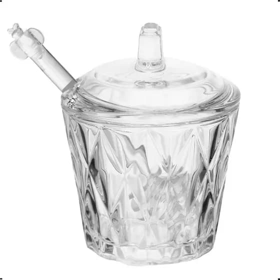 Meleira com Pegador Diamond Vidro Cristal