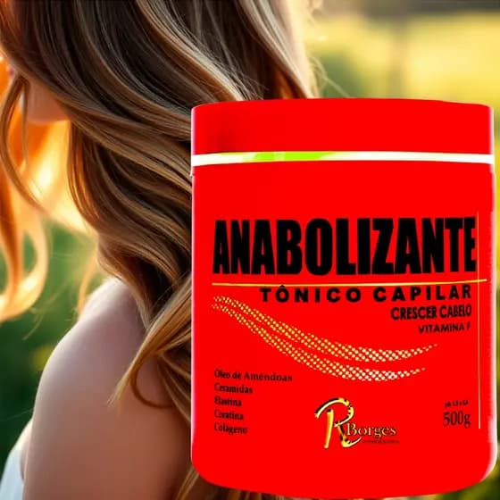 Creme Cabelo Luzes Anabolizante Crescer Cabelo Até 6 Cm Melhor creme de cabelo RBORGES