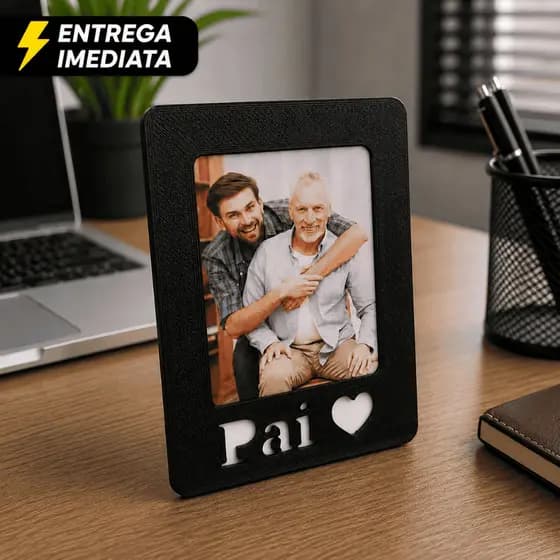 Porta Retrato Presente Dia dos Pais Personalizado - Envie a foto do seu PAPAI!