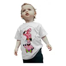 Camiseta Camisa Patrick Estrela Maromba Unissex Buu