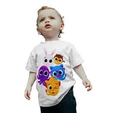 Camiseta Camisa Festa Infantil Bolofofos Aniversário