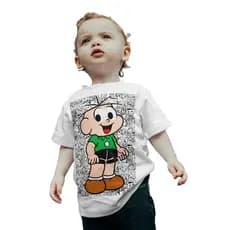 Camiseta Camisa Infantil Turma Da Monica Cebolinha