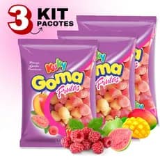 Bala De Goma Sino Frutas 500gr - Kuky