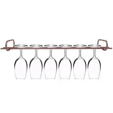 Suporte Para Pendurar Taças 42cm Organizador Porta Taças Suspenso Rose Gold