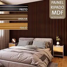 kit  Ripado em MDF 110x15 3mm Revestimento Autocolante