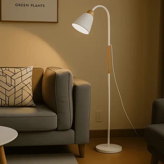 Luminaria Led Cupula Abajur De Chão Para Quartos Sala Em Criado Mudo Cabeceira Quarto Moderno Casal