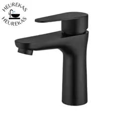 Torneira de Cuba Pia para Banheiro Monocomando Temperatura com Misturador Cor Preto