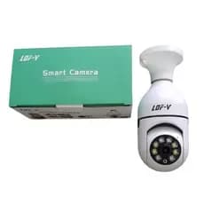 Lâmpada Câmera de Segurança Wi-fi Câmera Lof-v 8177 Câmera