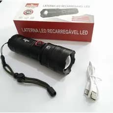 LANTERNA LED RECARREGAVEL SHASOWHAWK LANTERNA 100METROS LANTERNA LOF-V987
