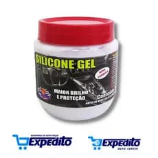 Silicone Gel Perfumado para Plásticos e Borrachas Maior Brilho e Proteção 250g Mil Milhas