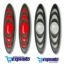 Par de Protetor de Porta Olho de Gato Luminoso Elipse Universal Autopoli