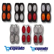 Par de Protetor de Porta Olho de Gato Luminoso Oval Universal Shekparts