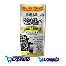 Refil Lava Carros Hot Rod com Cera de Carnaúba Super Concentrado CentralSul 500 ml
