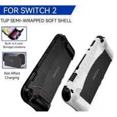 Capa Protetora para Nintendo Switch 2 (2025) – Case TPU Ergonômica Antiderrapante e Resistente a Impactos, Ac