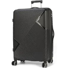 Mala de Viagem de Bordo Polipropileno - Polo King 10kg (Preto) 55 cm com rodinha x 38cm x 22cm