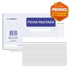 Fichas Pautadas 3x5 / 4x6 / 5x8 / 6x9 Para Anotações Ficha Pautada Lembretes Tarefas Recados Notas