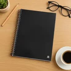 Caderno Animativa Black Capa Dura Universitário