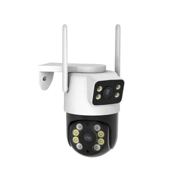 Câmera De Segurança a Prova de água Lente Dupla APP ICSEE IP66 Camera WiFi 360 3MP+3MP