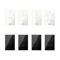 COIBEU Interruptor inteligente de toque wifi rf remoto 1 2 3 4 MB301 302 303 304