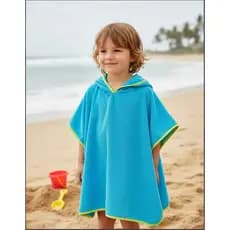 Marujá Beach Toalha Natação Praia Infantil Poncho Capuz Saída de Praia Piscina