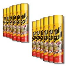 Kit 12 Tuff Stuff Limpa Tudo - Espuma de Limpeza Para Uso Geral Casa Carro Roupa Sofá Estofado - STP