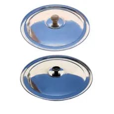 Tampa de Aluminio Varios Tamanhos Panela Frigideira Universal Caçarola Grande Pequena Resistente Puxador Polida Tacho