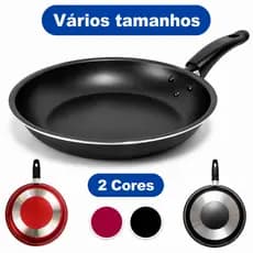 Frigideira Antiaderente 16/18/20/22/24 Omelete Ovo Tapioca Não Gruda Omeleteira Sem Óleo Frigideiras