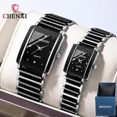 relogio masculino relogio casal 2pcs/set relógio automático Relógios Feminino À Prova D'água De Pulso Quartz Para Relógio Calendário