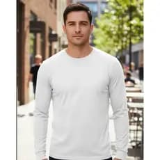 Blusa Manga Longa Adulto Sublimação Malha Toque Macio Anti-Pilling Alta Qualidade Trabalho Dia a Dia