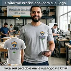 Camiseta Personalizada Para Empresa Mescla Uniforme Profissional Premium Confortável Equipe Sua Logo