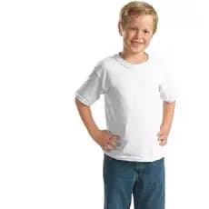 10 Camisetas Infantis e Juvenis Atacado Branco