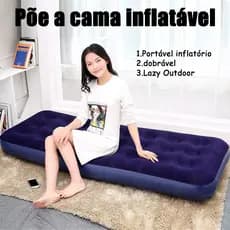 Colchão Inflável Cama dobrável Colchão Colchão de ar à Prova de explosão Design para favo de mel Macio e pele amigável
