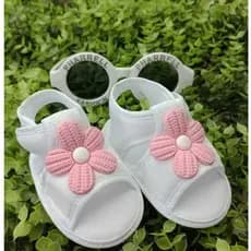 Sandalia de Bebê Recém-Nascidos Macia Passeio Casuais Meninas Verão