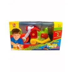 Carrinho Brinquedo bebê monta peças Infantil moto escavadeira carro brinquedos crianças
