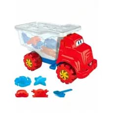 Caminhão Praia com Acessórios e Ferramentas Brinquedo Verão Infantil Bebê