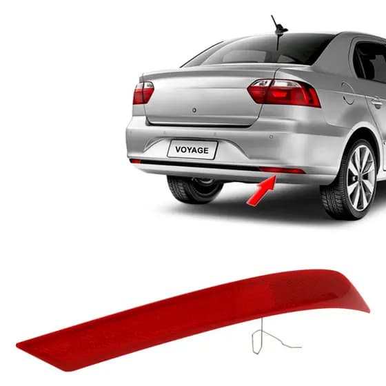 Refletor Traseiro Parachoque Voyage G6 G7 2013\2019 - Lado Direito