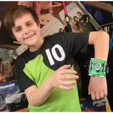 Relógio Ben 10 Omnitrix de brinquedo para crianças com luzes e sons